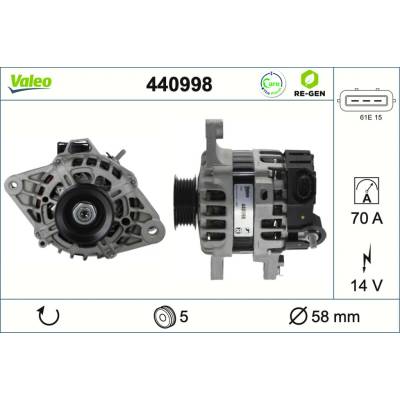 Alternátor VALEO 440998