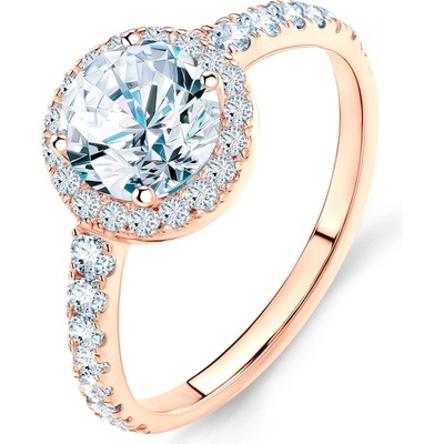 SAVICKI Годежен пръстен This is Love : розово злато, диамант