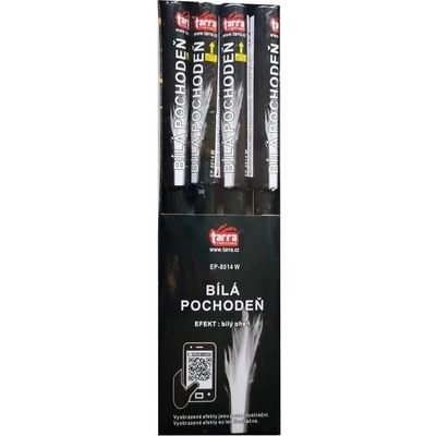 Pochodeň bílá Bengálský oheň 4 ks