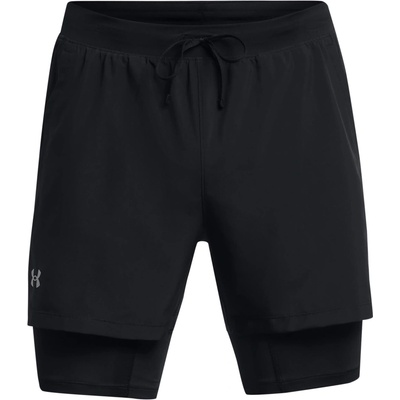 Under Armour Launch SW 2-in-1 kraťasy čierna