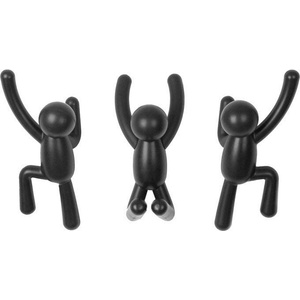 Umbra Закачалки Buddy черни 3 бр (318165-040)