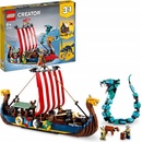 LEGO® Creator 31132 Vikingská loď a mořský had