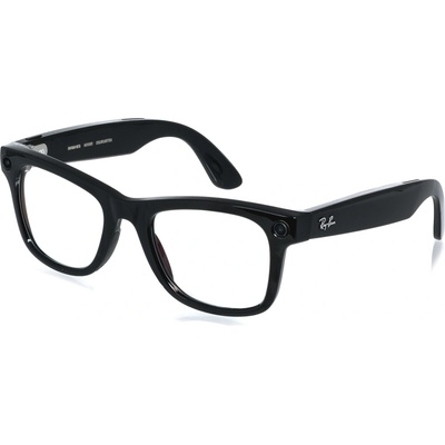 Meta Ray-Ban Wayfarer - Shiny, Clear (Large) (RW4008 601/SB53) černé