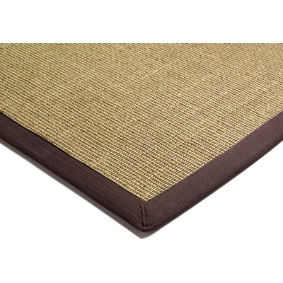 Asiatic Natural Weaves Sisal Linen/Chocolate