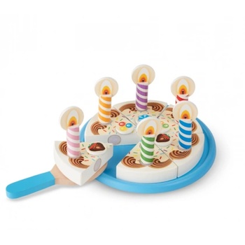 Melissa & Doug - Дървен комплект - Направи празнична сметанова торта (10511)