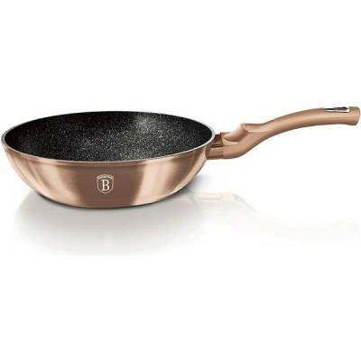 Berlinger Haus Wok s mramorovým povrchem 30 cm RoseZlatá Metallic Line