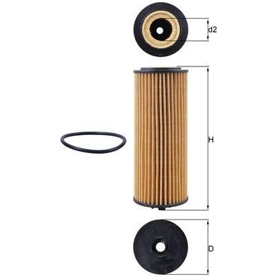 Olejový filter MAHLE OX 1162D