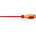 KNIPEX Отвертка шлиц 8.0, VDE 1000V жълто-червена ръкохватка 295мм, Knipex (K982080)