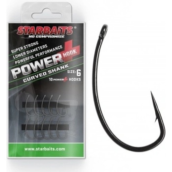 Starbaits Power Curved Shank vel.6 10 ks