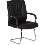 Bittel Посетителски стол Carmen 6540 - черен LUX (3520719) - xmall