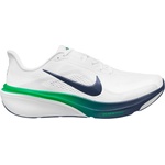 Nike Мъжки маратонки Nike Pegasus 42 Running shoes - White / Midnight Navy / Green Spark - размер 44, 5 (EU) (023-2968-0716)
