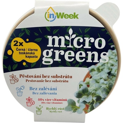 Černá toskánská kapusta microgreens semínka + dárek k nákupu