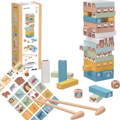 Tooky toy dřevěná skládačka montessori