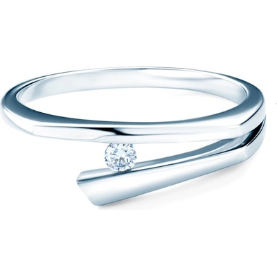 SAVICKI Годежен пръстен savicki: бяло злато, диамант