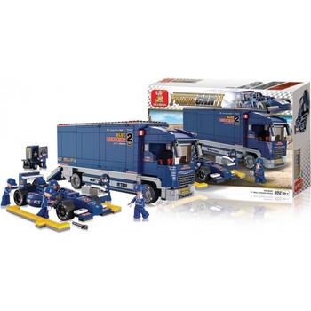 Sluban B0357 Formule F1 s přepravním náklaďákem