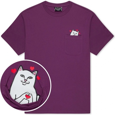 Ripndip NERMAL LOVES POCKET TEE PLUM