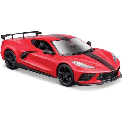 Maisto Chevrolet Corvette Stingray Coupe 2021 červená R 1:24