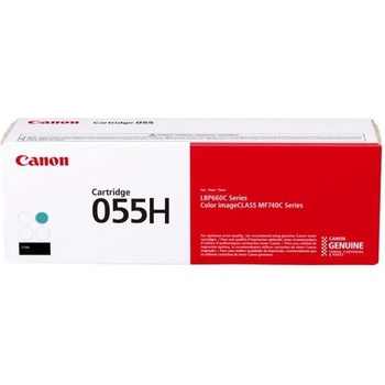 Canon Тонер CRG-055H, MF74x, 5900 страници/5%, Cyan (CRG-055HC)