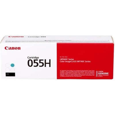 Canon Тонер CRG-055H, MF74x, 5900 страници/5%, Cyan (CRG-055HC)