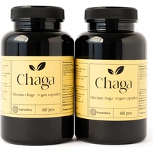 Herbatica Zvýhodněný set: 2 x Sibiřská čaga 60 veganských kapslí 300 mg