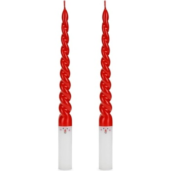 Party Deco Декоративни Свещи - Дядо Коледа (1 Пакет / 2 Бр. )