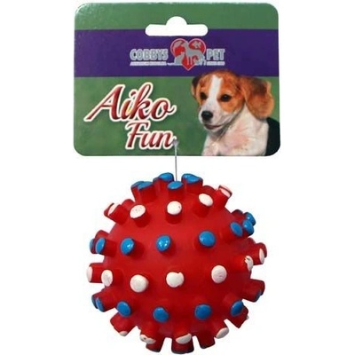 Cobbys Pet Aiko Fun Lopta s pichliačmi 8,5 cm