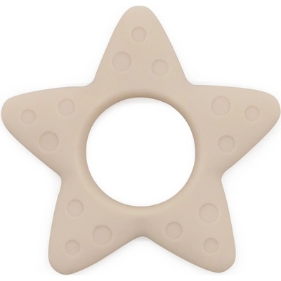 Martons hrýzadlo z potravinárského silikónu Star Beige