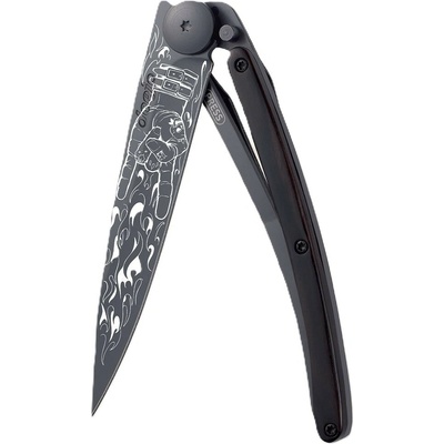 Deejo 1GB200 Tattoo Black 37g ebony wood Devil Horns