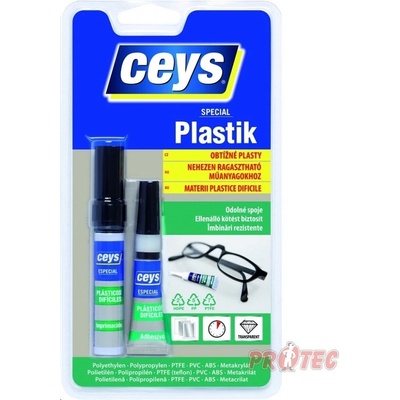 CEYS lepidlo na obtížné plasty 3g – Sleviste.cz CEYS lepidlo na obtížné plasty 3g – Sleviste.cz
