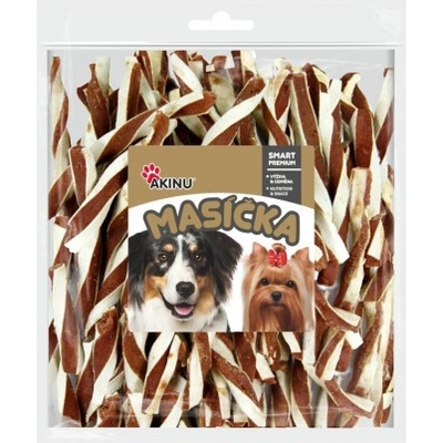 Akinu MASÍČKA Jehněčí twister pamlsek pro psy 300 g