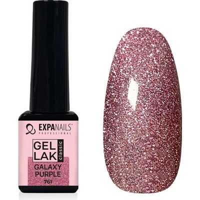 Expa nails expanails uv led gel lak galaxy purple třpyt 5 ml