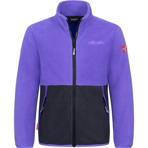 TROLLKIDS Детско поларено яке Trollkids Kid's Storfjord Jacket Fleece jacket - Wisteria Purple / Black - размер 140 (EU) (703-4008-1018)