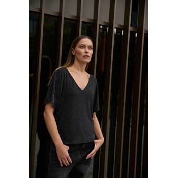 Moodo Блуза за носене по два начина черна Moodo Moodo | Cheren | ЖЕНИ | 38