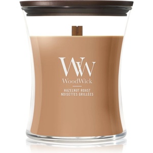 WoodWick Hazelnut Roast ароматна свещ с дървен фитил 275 гр