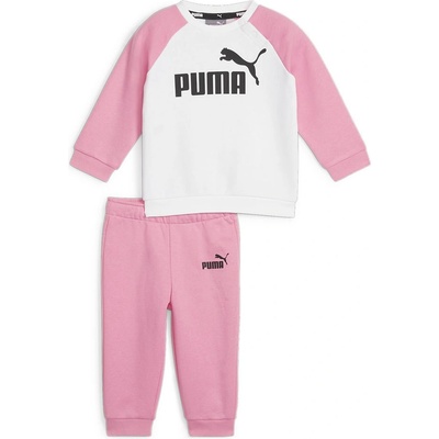 PUMA Minicats Ess Raglan Jogger Fl Set - Pink