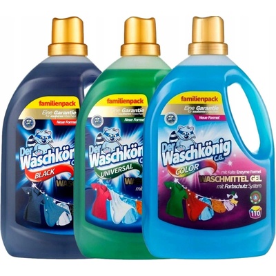 Waschkönig Gel na praní 3 x 3,305 l 110 PD