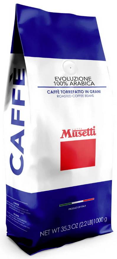 コーヒー 2kg(500gx4) Musetti EVOLUZIONE PARADISO caffe-in-grani-musetti-1kg-