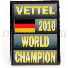 Cartrix Accessories F1 World Champion Plate Pit Board Red Bull Rb5 Red Bull N 5 Season 2010 Sebastian Vettel Šedá Černá Žlutá 1:43