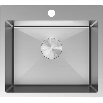 Mexen Solix кухненска мивка от неръждаема стомана с една камера 500 x 450 mm, инокс - 6402501000-01 (6402501000-01)