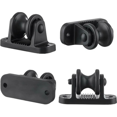 VNT electronics s.r.o. Rohový otočný izolátor s rolnou pro lana do 8 mm, na vruty - 4 ks