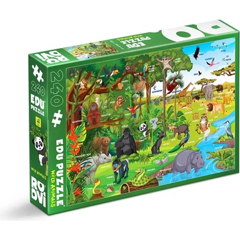 ROOVI - Puzzle Wild Animals - 240 piese