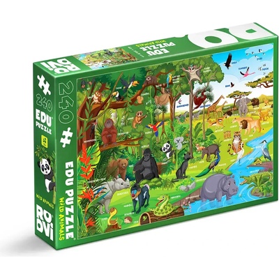 ROOVI - Puzzle Wild Animals - 240 piese