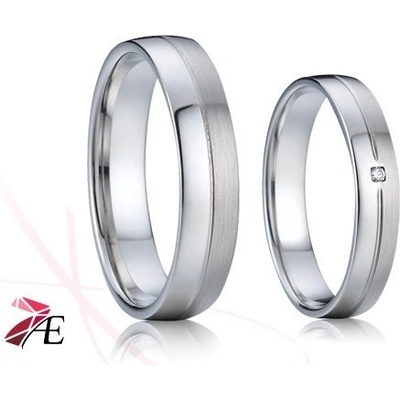 Goldpoint Snubní prsteny stříbrné 008 Kristián a Mařenka