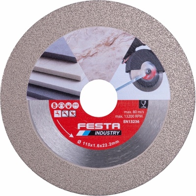 Festa Kotouč diamantový rezný brusný 115 x 22,2 mm 21260