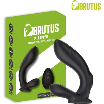 Brutus P-Tapper Tapping Prostate Stimulator with App Black
