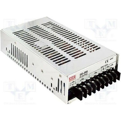 MEAN WELL SD-200B-24 Měnič: DC/DC; 201,6W; Uvst: 19÷36VDC; Uvýst: 24VDC; Ivýst: 8,4A; SD