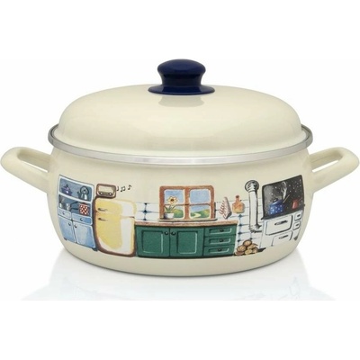 Metalac Kastrol kuchyňka kastrol s poklicí 24 cm 4,75 l