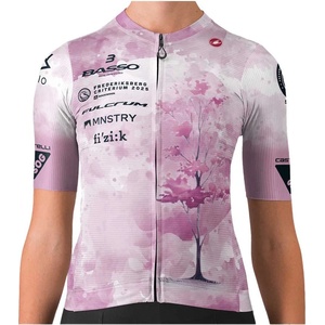 Castelli Дамска фланелка с къс ръкав за колоездене Castelli Women's Espresso Jersey Cycling jersey - Kristine / Sponsor - размер XL (156-2719-0415)