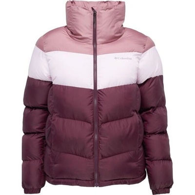 Columbia Puffect II Colorblock vínová