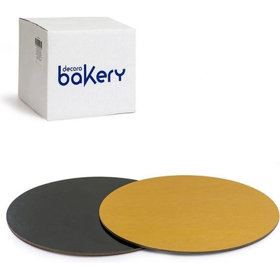 Podložka pod dort 28cm 0,3cm černo zlatá Decora – Hledejceny.cz